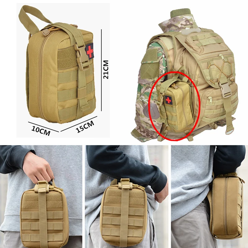 Hunting And Outdoor Supplies - Pochette tactique Molle, pochette médicale détachable,