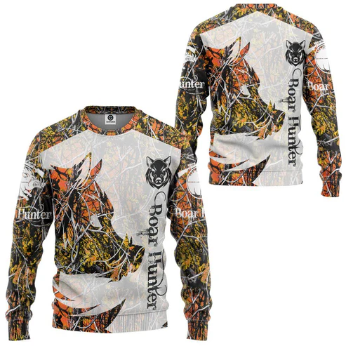 Wildman Hunting & Outdoor Reviews - Camouflage chasse Animal sanglier hommes T-shirt
