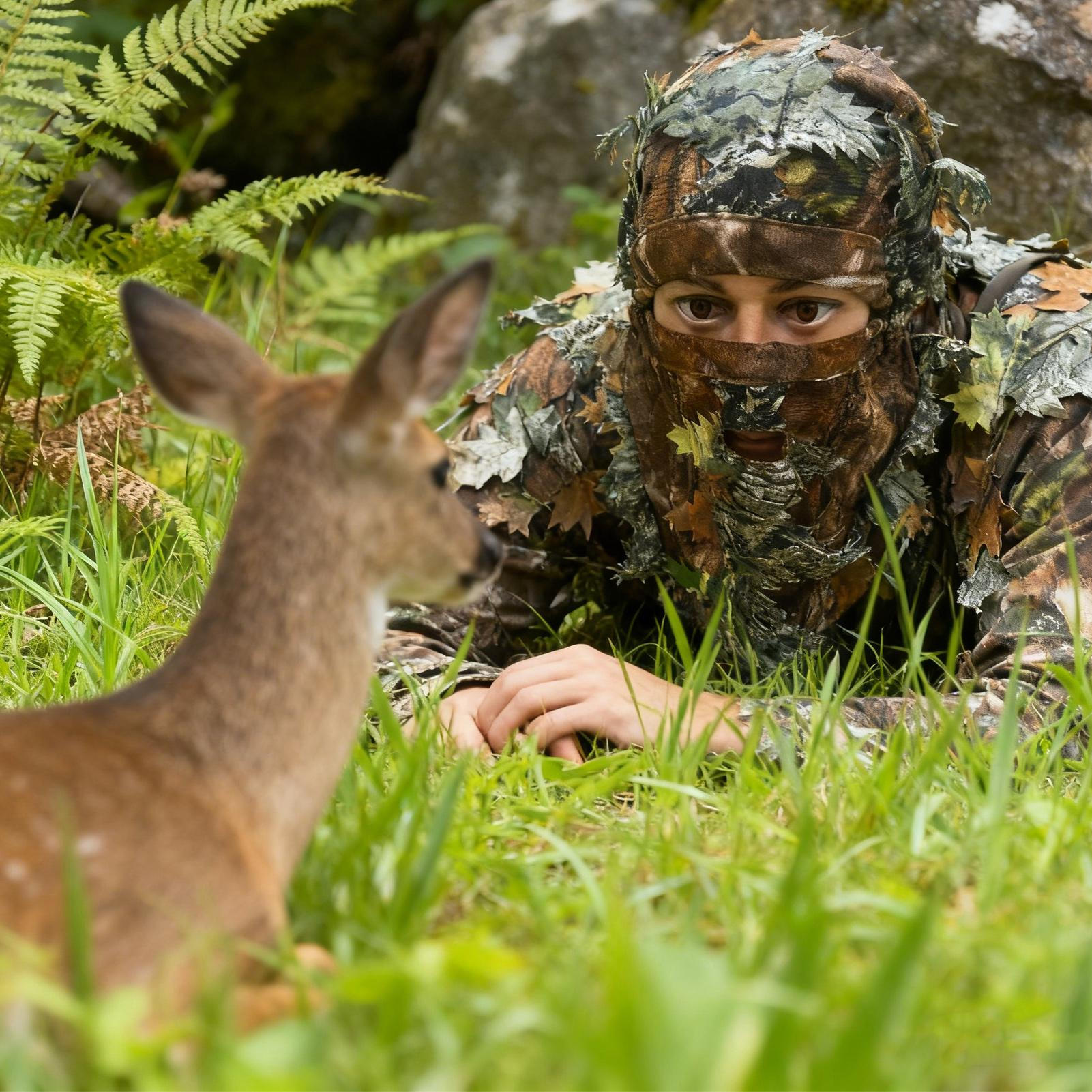 Chapeau Ghillie feuilleté 3D,  - Outdoor Hunting Photography avis et prix