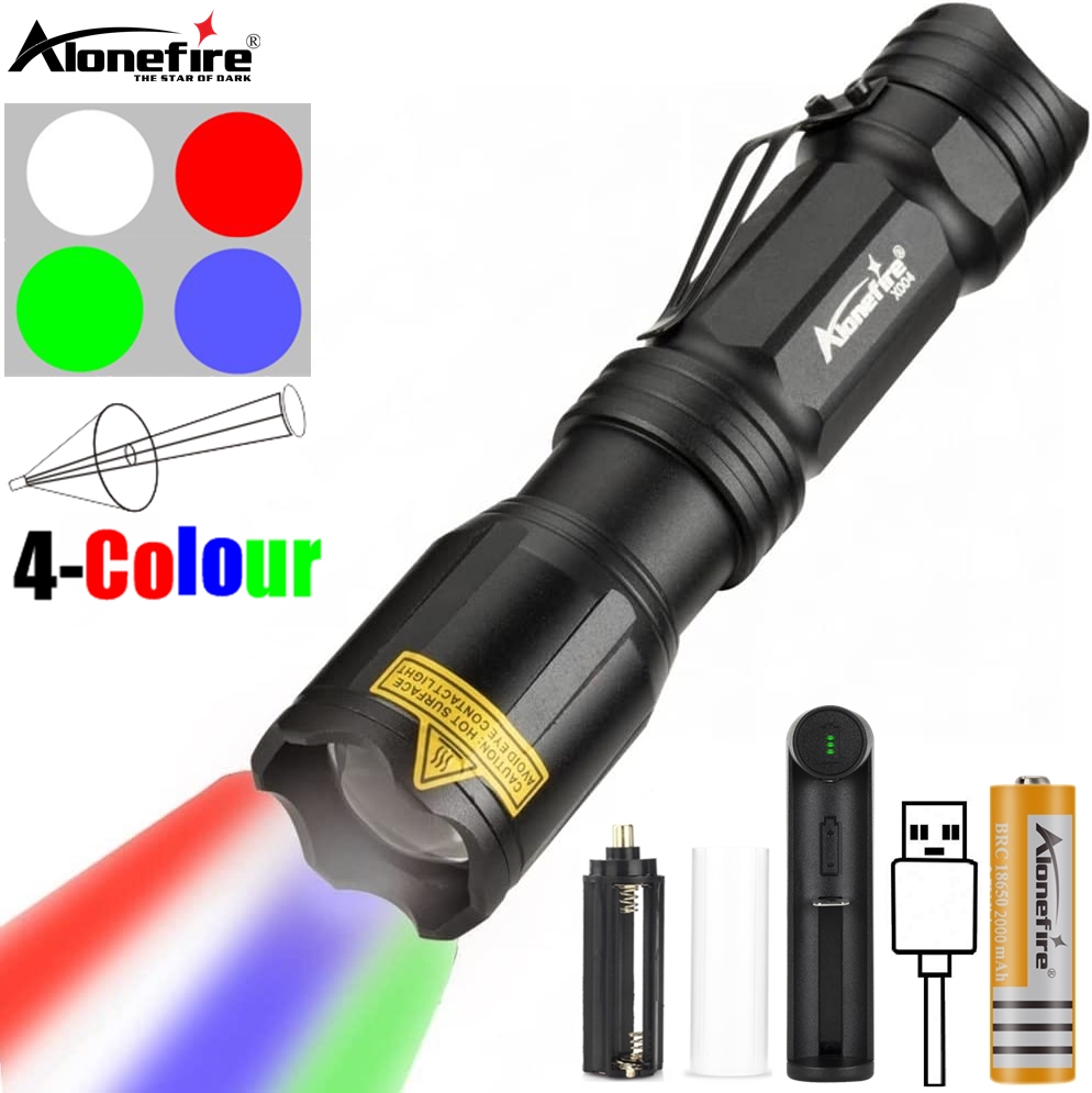 Lampe torche LED Zoom 4 couleu - Outdoor Hunting Photography avis et prix